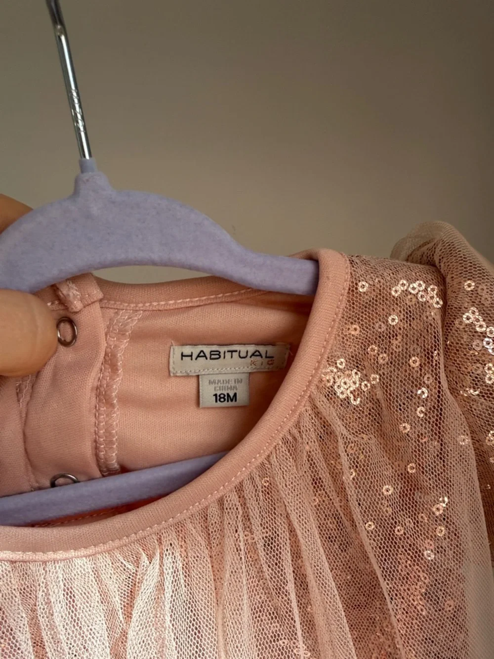Sparkle Pink Sequin Tulle Kids Dress